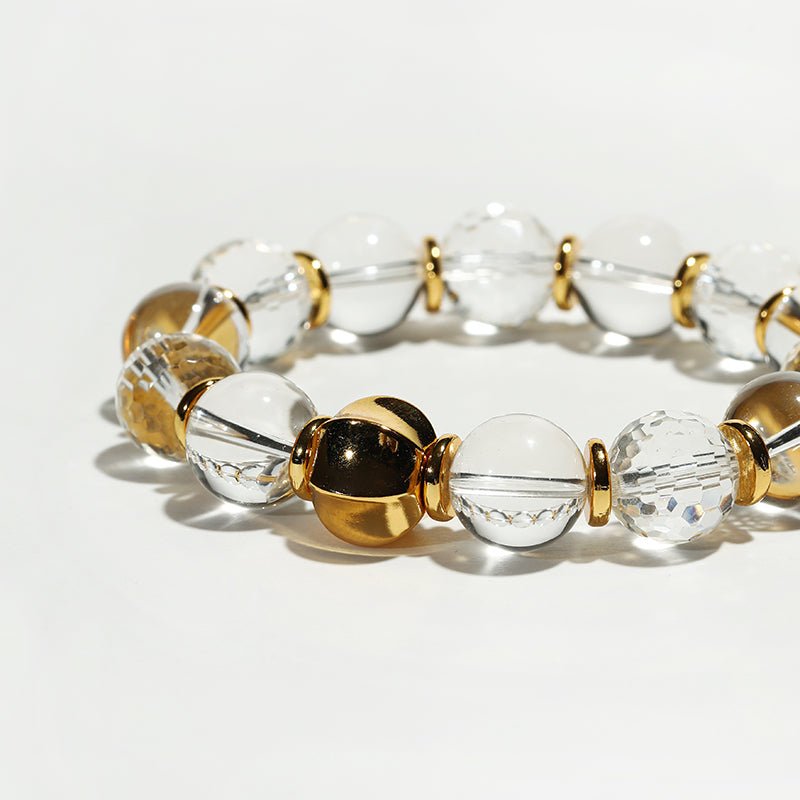 Pure Frequency: Clear Quartz Bracelet - Nokovia