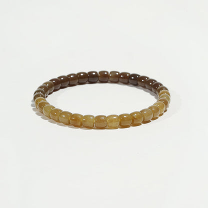 Caramel Root: Grounding Hetian Jade Bracelet - Nokovia