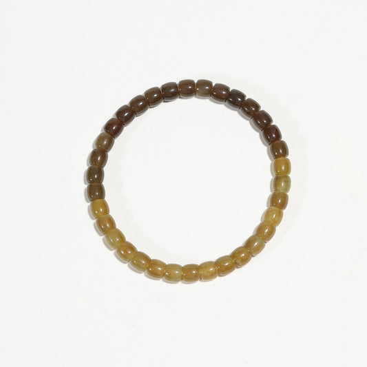 Caramel Root: Grounding Hetian Jade Bracelet - Nokovia