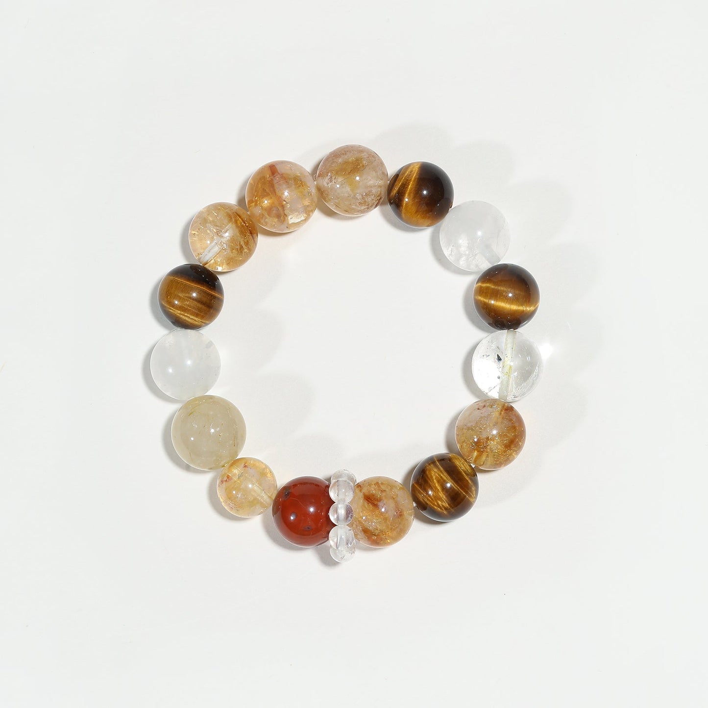 Earth Spectrum Tiger's Eye & Agate Bracelet - Nokovia