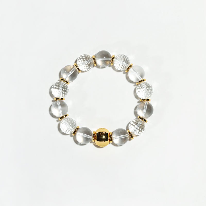 Pure Frequency: Clear Quartz Bracelet - Nokovia
