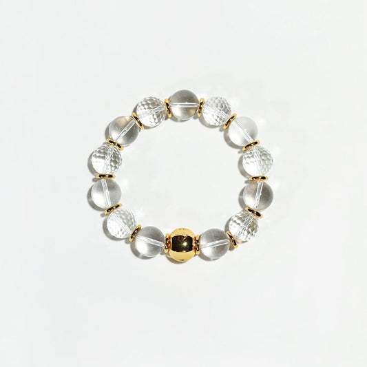Pure Frequency: Clear Quartz Bracelet - Nokovia