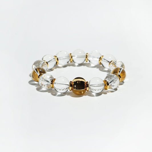 Pure Frequency: Clear Quartz Bracelet - Nokovia